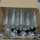 32 Pack 4oz Boston Dispensing Bottle Empty Round LDPE Plastic Squeeze Dropper Bottles Squeeze Bottle with Twist Top Cap for Liquids Oils Art Crafts Kitchen Household