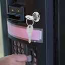 PRETYZOOM Vending Machine Lock Replacement Set with 2 Keys for Gumball Candy Dispenser 1.57 Inch Durable Metal Cylinder Lock for Secure Snack and Soda Vending Covers