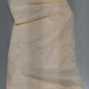 QueenDream Ivory Lace Tablecloth 60x120 Inch Wedding Rectangular Table Cloth Overlay Vintage Embroidered Lace Fabric for Rustic Fall Tea Party Reception Home Decor