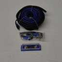 InstallGear 4 Gauge Amp Wiring Kit - 17ft Amplifier Subwoofer Wiring Kit with True Spec Cables - Power Soft Touch Wire Set for Car Audio Installation - Blue