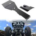 Aluminum Swing Arm Combined Skid Plate Guard Protector, Black