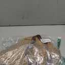 Straw Crossbody Shoulder Bag, Beach Woven Hobo Bags with Adjustable Strap, Large Capacity Straw Crescent Bags (Khaki)