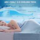 Elegear Revolutionary Cooling Blanket Queen, Absorbs Heat to Keep Body Cool for Night Sweats, Double Sided Arc-Chill3.0 Cooling Fiber Q-Max>0.5, Lightweight Summer Cold Blankets for Sleeping 79 x 86