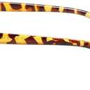 Jcerki Myopia glasses -1.50 Distance nearsighted glasses Leopard Print Frame Unisex Glasses