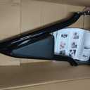 AUFER 28" Motorcycle Rear Passenger Backrest Sissy Bar With Pad Locked Rotary Docking Latches Clips With Keys Compatible With For Touring Road King Road Glide Street Glide Electra Glide 2009-2025, 28" Sissy Bar