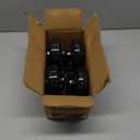 4 Inch Swivel Plate Caster Wheels, All Black Heavy Duty Casters Set of 4 with Brake, Polyurethane Locking Caster Wheels for Cart, Workbench, Load 2000lbs