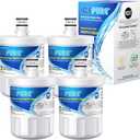 ICEPURE 5231JA2002A Refrigerator Water Filter,Compatible with LG LT500P, GEN11042FR-08, ADQ72910901, ADQ72910907, LFX25974ST, LFX25973S, Kenmore 9890, 469890 4PACK | Compatible with LG LT500P, GEN11042FR-08, ADQ72910901, ADQ72910907, LFX25974ST, LFX25973S, Kenmore 9890, 469890, RWF0100A