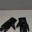 HANDLANDY Youth Football Gloves, Kids Sticky Receiver Gloves,Super Grip Football Glove Best Gift for Boys,Girls (X-Small-Youth, Dark Black)