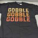 Thanksgiving Turkey Fun Gobble Gobble Gobble Men Boys T-Shirt M