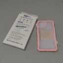 CENHUFO Privacy for iPhone 15 Case, Full Body Phone Case with Built-in 9H Tempered Glass Privacy Screen Protector and Camera Lens Protector, Anti Peep Spy Shockproof Bumper Clear Cover - Pink