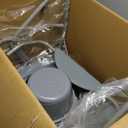 Homecraft Deluxe Bariatric Drop Arm Commode, 1000 lb Weight Capacity, Extra Wide Seat with Adjustable Height, Bedside or Over Toilet Use, Drop Arms for Easy Transfers, Includes Splash Guard & Bucket