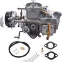 Autolite 1100 1 Barrel Carburetor Replacement for 1963-1968 Mustang Falcon Comet | Fits 6 Cylinder 170 200 CID Engine (Electric Choke)