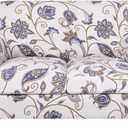 Stretch Sofa Cover Printed Couch Cover, Floral Pattern 3 Pieces Loveseat Slipcover with 2 Separate Cushion Cover, Washable Furniture Protector for Living Room(Loveseat, Love Flower) (16x16)