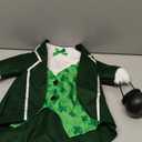 FuWeave St Patrick's Day Shamrock Goose Outfit Lawn Porch Goose Clothes for 23" St Patricks Day Shamrock Outdoor Patio Yard Lawn Art Decoration (Fresh)