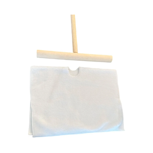 Cuban Wood Mop | T Stick with Magic Microfiber Reusable Cloth, Cuban Style Mop. Mops Floor Cleaning | trapeador de microfibra para piso