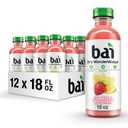 Bai Antioxidant Infused Water Beverage, So Paulo Strawberry Lemonade, with Vitamin C and No Artificial Sweeteners, 18 Fluid Ounce Bottle, 12 Pack, BB May 24, 2026