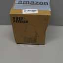 Kingsyard Double Suet Bird Feeder with Weatherproof Roof & Perch, All Metal, Suet Cakes Cage Bird Feeder for Outdoors Hanging, Easy to Clean & Refill, Black