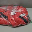 ZOBER 600D Oxford Fabric Rolling Christmas Tree Storage Bag - Fits 7.5 Ft Artificial Trees - Waterproof Christmas Tree Bag For Storage Box For Xmas, Durable Handles and Wheels - Card Slot - Red