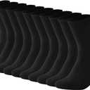 J-BOX Crew Socks for Women Casual Cotton Socks Soft Breathable Dress Socks 10 Pairs