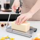 Hand-Made Soap Cutter - Stainless Steel Soap Cutters with Scale for Soap Making Loaf Slicer - DIY Craft Soap, Candle or Kitchen Butter Cheese