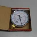 Winters 4 inch Dial Size, Multi Function Economy Utility Dry Pressure Gauge, Brass Internals, Steel Case, Dual Scale 30 inch Hg-0 Vac/kPa, 3-2-3% Accuracy, 1/4" NPT Bottom Mount, Vacuum Pressure Gauge