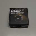 Automatic Soap Dispenser Liquid Bathroom: Wall Mount Rechargeable Touchless Adjustable Auto Smart Electric Plastic White Soap Dispenser with Clock - Kitchen - Hand Dish Lotion Couple Kids