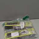 Cooking Oil Sprayers, 2-Pack Upgraded Olive Oil Spray Bottles, Refillable, Air Fryer Accessories, Suitable for Kitchens, Salads, Baking, Grilling, Fryingwith 3D stickersLight-proof glass (Silver cap with dark green bottle body plus black cap with dark green bottle body)