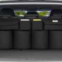 SURDOCA Car Trunk Organizer, LARGE CAPACITY Car Storage Bag with 8 Pockets, 7X Upgraded Trunk Storage Organizer for Car, SUV, Truck, MPV