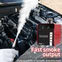 Automotive Smoke Machine Leak Detector, Evap Vacuum Smoke Diagnostic Tester with Built-in Air Compressor, Pipeline Fuel Leakage Detector Compatible with 12V DC Vehicles