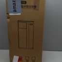 WanWanKa Trash Can with Lid, Large Tall 8 Gallon Commercial Trash Can, Plastic Waste Bin with Press top Lid, White Garbage Can Suitable for Kitchen, Bathroom, Bedroom, Living Room, Office(Black)