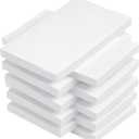 White Sticky Notes 3 x 5 in,10 Pads Large Notepads,100 Sheets/Pad Sticky Note Pads,1000 Sheets in Total Long Memo Pads, Super Sticky Pads for Office, School, Home, Meeting, Notebook Monitors Wall
