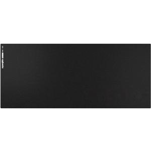 Pulsar - Superglide Premium Glass Mouse Pad XXL ALUMINO-Silicate Glass Surface Anti-Slip Fully Molded high-Density Silicone Rubber 38.5in x 16.5in (XXL, Black), 16.5L x 38.5W inches