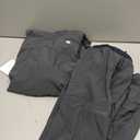 Uniforms World Louis Scrubs Set for Men  Classic V-Neck Stretch Top & Jogger Pants Yoga Waistband, 8 Pockets (XX-Large Tall, Dark Grey)