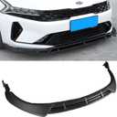 MUCO 4pcs Front Lip Spoiler Kit Fits KIA K5 EX LX LXS GT 2021 2022 2023 2024 25 26 K5 GT/GT-Line 2025-2026 Carbon Fiber Look Sport Front Spoiler Cover Guard Protection Conversion