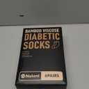 Diabetic Socks for Men,6 Pairs Crew Mens Diabetic Neuropathy Socks for Men Size 9-11/10-13/13-15 (X-Large)