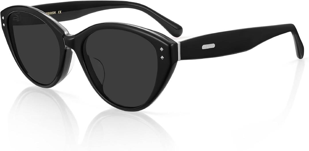 Vintage Cat-Eye Sunglasses for Women Men Trendy Acetate Shades, Exclusive Eyewear Brand of EssilorLuxottica