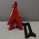 6 Ton Jack Stands (13,200Lbs) - Heavy Duty Car Jack Stand with Double Pin Locking, Adjustable 15.6"-23.4" Height, Extra Rubber Pads for Trucks, Garage, Home,DIY Use - 1 Pair Red