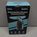 Kiato WC06 Window Vacuum Squeegee Cordless, 3 in 1 Rechargeable Window Vac Cleaner, 2 Water Tanks, Spray/Wipe/Vac, Handheld Electric Squeegee for Window, Tile, Glass, Mirror (Large)