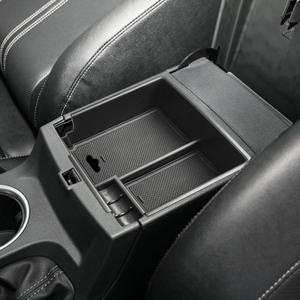 HGWEI Center Console Organizer Compatible with Ford Ranger 2019 2020 2021 2022 2023 XL XLT Lariat Accessories, Armrest Storage Box Secondary Insert Tray, Black