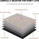16-Pack 20"x20" Interlocking Carpet Tiles, Non-Adhesive Soft Padded Floor Mat Squares with Seamless Look, for Home Gym Office Indoor Outdoor Use (43 Sq Ft) (Aviv21911)