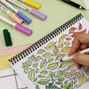 Plutreas 100 Pack Plastic Spiral Binding Coils, 4:1 Pitch, Spiral Binding Spines for Office Documents, Engineer Papers, Business Projects (16mm (140 Sheet Capacity))