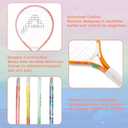 AMA SPORT Kids Tennis Racket for Junior Toddlers Starter Kit 17-25" Tennis Racquet for Girls and Boys with 420D Nylon Shoulder Strap Bag, 23"