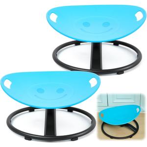 2 Pack Autism Spinning Chair for Autistic Sensory Swivel Chair Spinning Seat Sit and Spin ADHD Sensory Training Body Coordination and Balance
