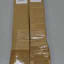 Set of 2 Pack, RHPBSF Leather Desk Mat, Large Office Desk Pad, Computer Laptop Mat - Yellowish Brown, 47.2*15.7