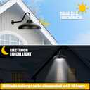 Solar Barn Lights Outdoor Waterproof, Solar Wall Lights Motion Sensor Wall Sconce, Dusk to Dawn Outdoor Lights Waterproof, Gooseneck Barn Light for Farmhouse House Porch Garage Yard