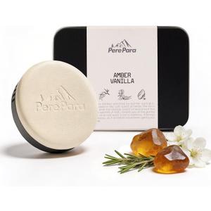 Leather & Metal Car Air Freshener, 2-Way Vent & Hang Design, Refillable Long Lasting Diffuser with 2 Refills, Natural Amber Vanilla Scent, Stylish Auto Accessory for Cars & SUV