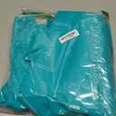 MelonArt Thank You Bags for Small Business, 200pcs Plastic Retail Bags Merchandise Bags with Handles Bulk Large Reusable Shopping Boutique Bags 9x12 and 12x15 for Stores Clothes Supplies(Turquoise)