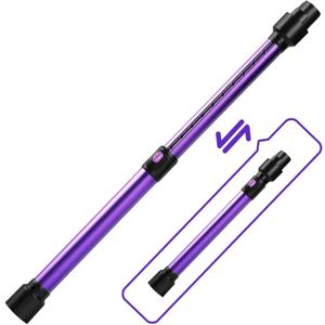 Replacement Extension Wand Compatible With Dyson V7 V8 V10 V11 V15 Stick Vacuum Cleaners, Adjustable Tube Length 17.72"-27.56", Purple Accessories