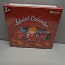 Christmas Advent Calendar Gifts for Kids, Commodum Wooden Building Blocks Set, City Construction Stacking Preschool Learning Toys, 24 Days Xmas Countdown Montessori Gifts for Toddlers Boys Girls 3+