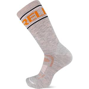 Merrell Men's and Women's Zoned Cushioned Wool Hiking Crew Socks-1 Pair Pack-Breathable Arch Support Medium